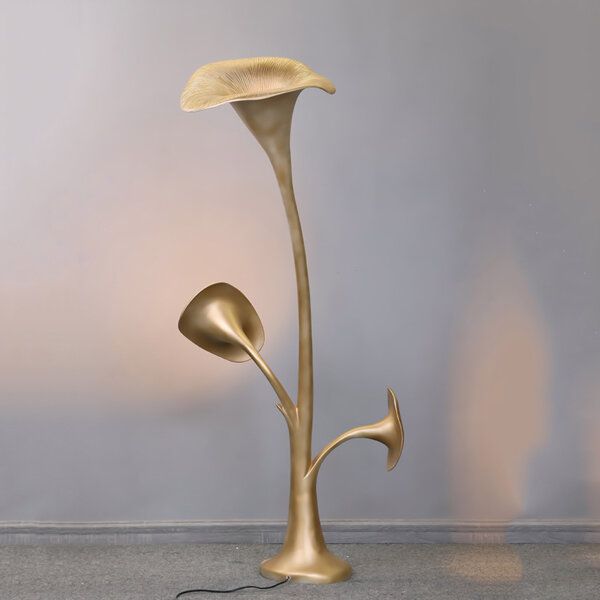 Golden Art Sculpture LED Floor Light - Image 2