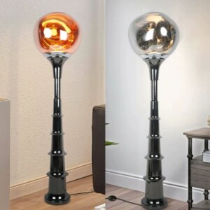 E27/E26 Hardware Lava Bamboo Pole Floor Lamp