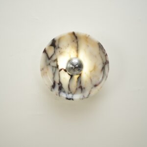 D25CM Round Hardware Marble Wall Light