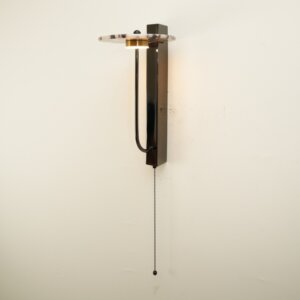 Black Linear Natural Stone Wall Light