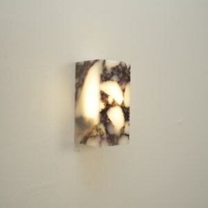 H16cm Cuboid Natural Marble LED Wall Lamp