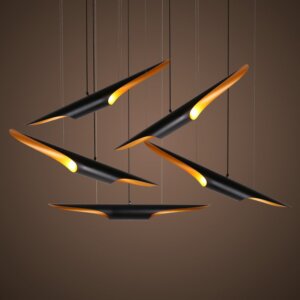 D6/8cm Diagonal Straight Tube Aluminum Pendant Light