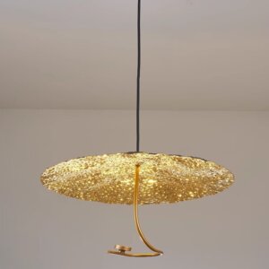 D30CM Gold Foil LED Pendant Light