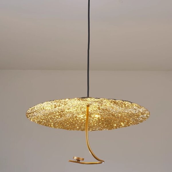 D30CM Gold Foil LED Pendant Light