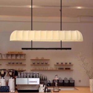 D80/120/200CM Fabric Silk Large Pendant Light