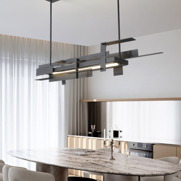 H21.5CM Black Net Red Hardware Pendant Light