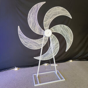 Giant Windmill LED Wedding Floor Light