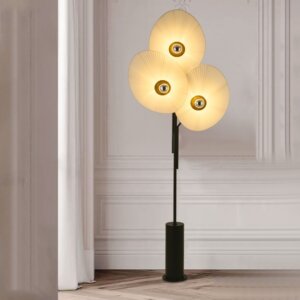 H180CM Yellow Red Blue Flower Floor Light