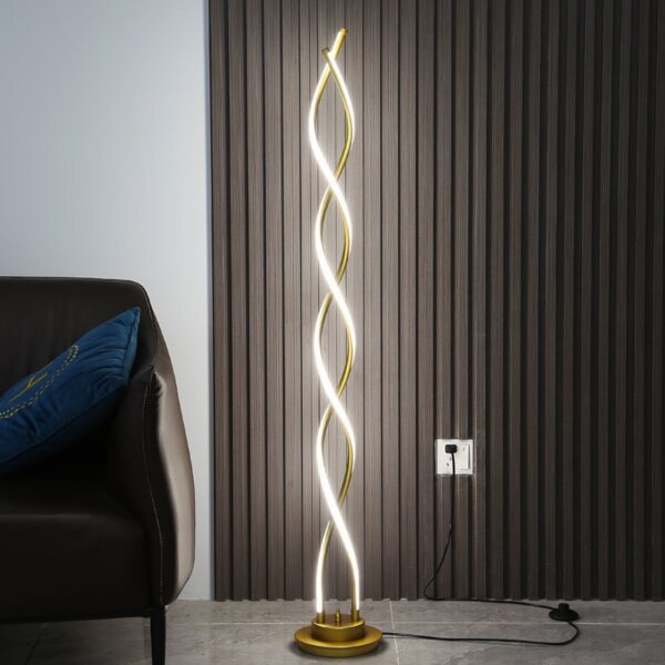 H143CM Art S-Shape LED Floor Light