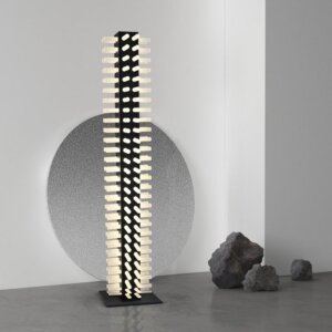 H175CM Pillar Iron Acrylic LED Floor Lamp