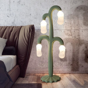 Cactus Type Glass Resin LED Floor Light