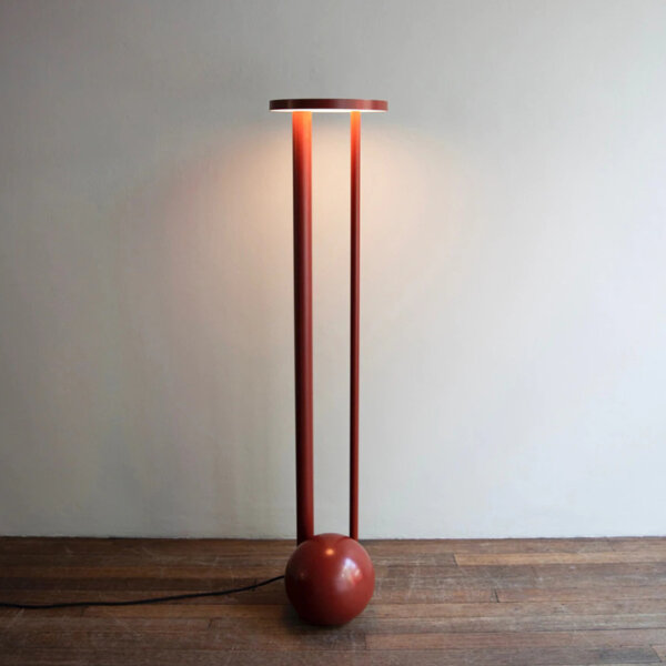 H160CM Red Iron Art floor Light - 图片 2