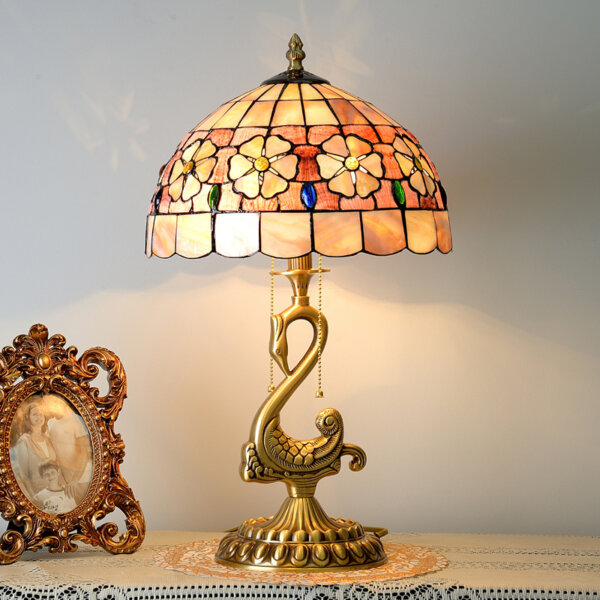Copper Shell Luxury High-End Luxury Pastoral Table Lamp - Image 5