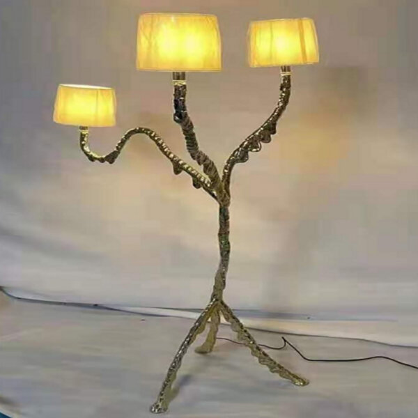 H150-220cm Art Tree Branch Metal Floor Lamp - Image 3