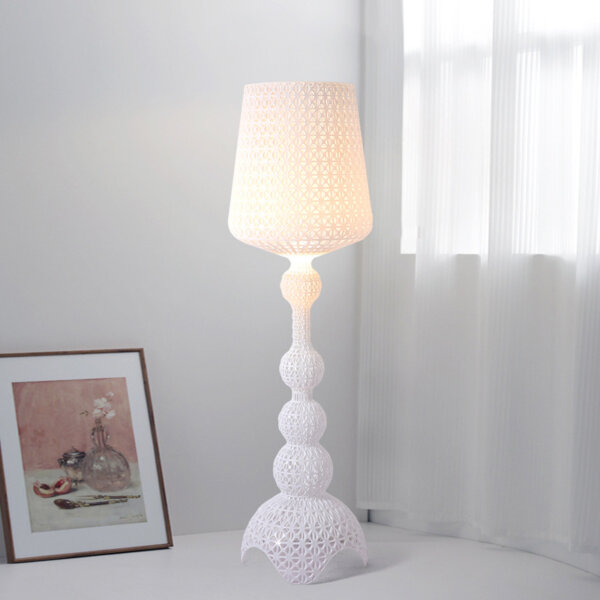 H165cm White Black Green Blue Transparent Floor Lamp - Image 2