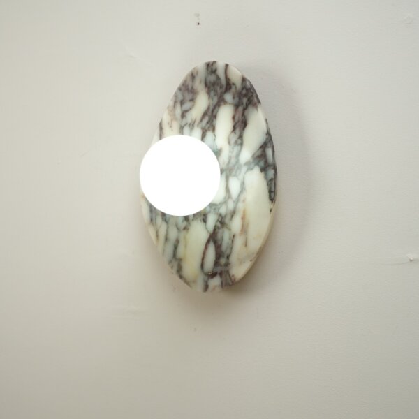H30cm Irregular Alabaster Wall Light - Image 2
