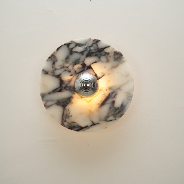 D20/25/30cm Round Marble Wall Light - Image 2