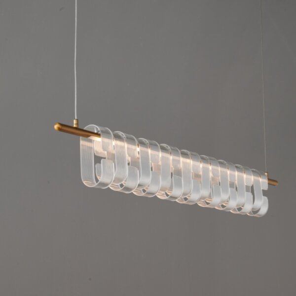 H15CM Acrylic Vintage Pendant Light - 图片 2