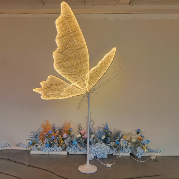 Butterfly LED Wedding Floor Lamp - 图片 2