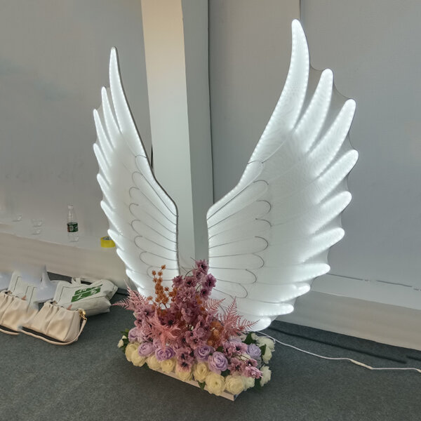 Angel Wings LED Wedding Floor Light - 图片 2