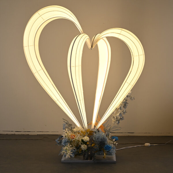 Heart LED Wedding Floor Light - 图片 2