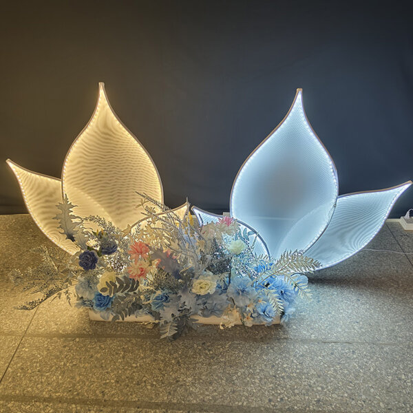 Lotus Leaf LED Wedding Floor Lamp - 图片 6