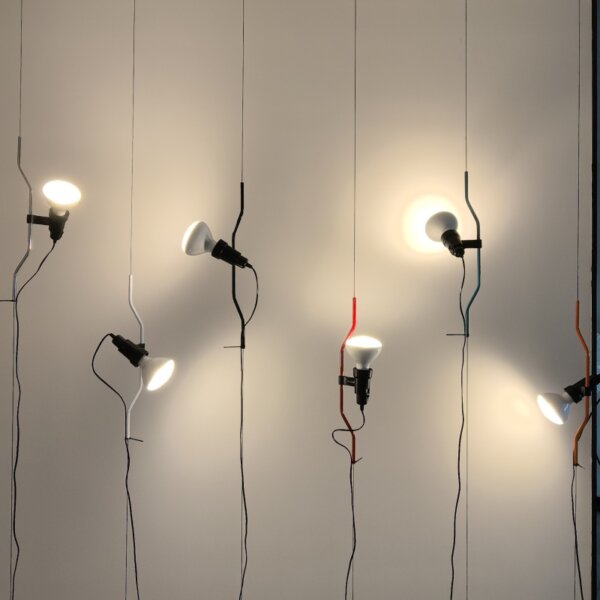 Adjustable Height Glass Floor Light - 图片 2
