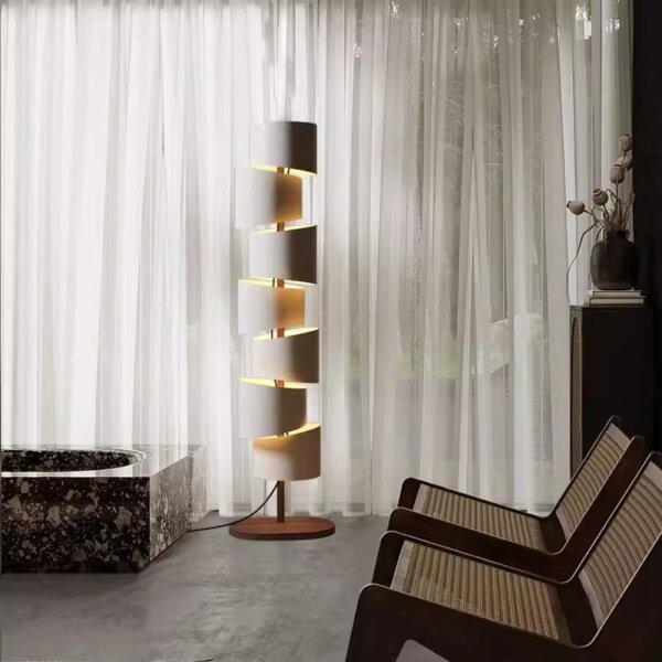 H178CM Staggered Iron Art Floor Lamp - 图片 2
