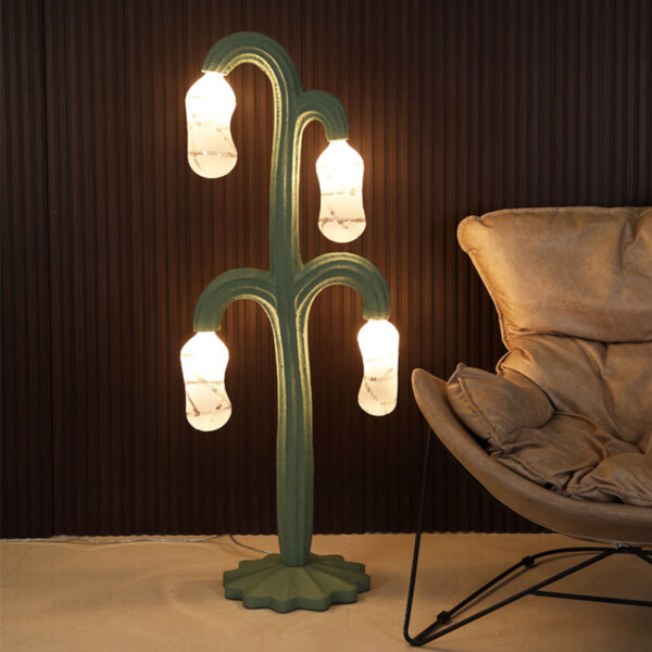 Cactus Type Glass Resin LED Floor Light - 图片 2