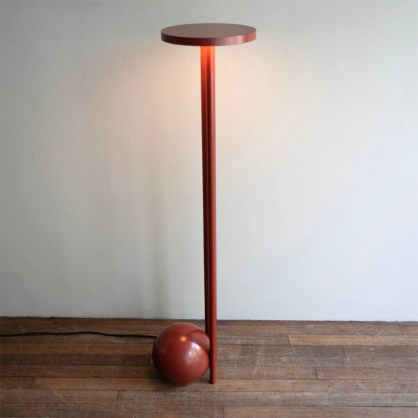 H160CM Red Iron Art floor Light - 图片 3