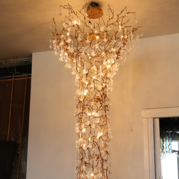 H350cm Large Branch Chandelier Light - 图片 2