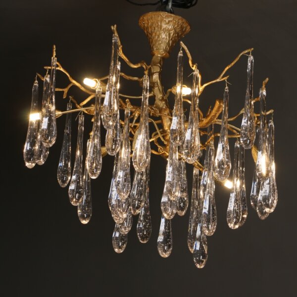 H65CM Branch Glass Chandelier - 图片 2