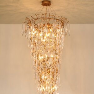 H180CM Crystal Tree Branch Chandelier
