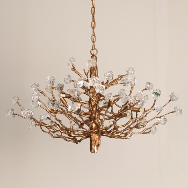 All-Copper Chandelier LED Glass Branch - 图片 3