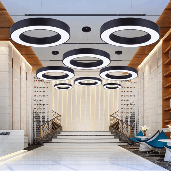 New Black Aluminum Pendant Lamp - Image 3