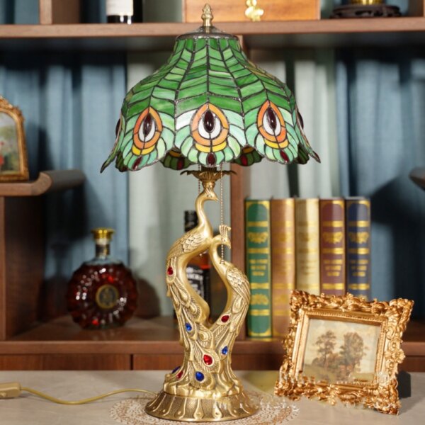 Pastoral Copper Art LED Table Lamp - Image 2