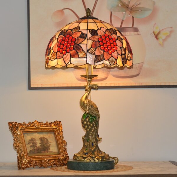 Retro Pastoral Copper Shell Table Light - Image 2
