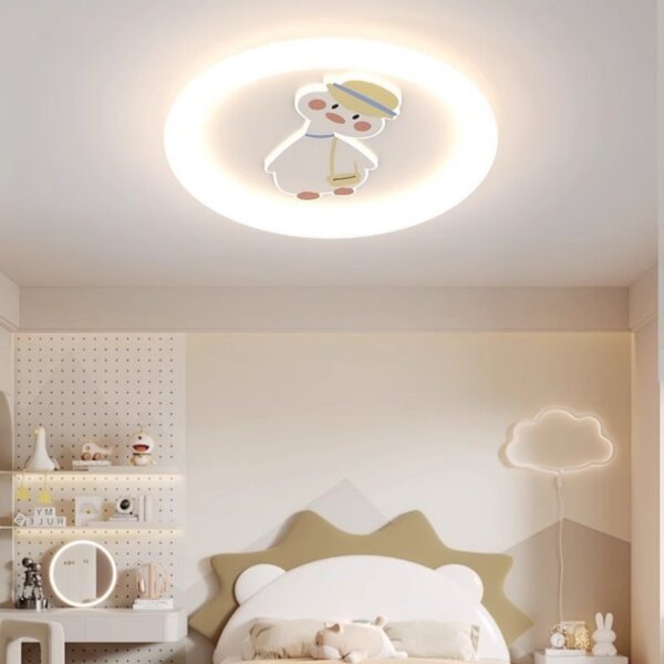 D50CM Cute Duck Round Smart LED Ceiling Lamp - Image 2