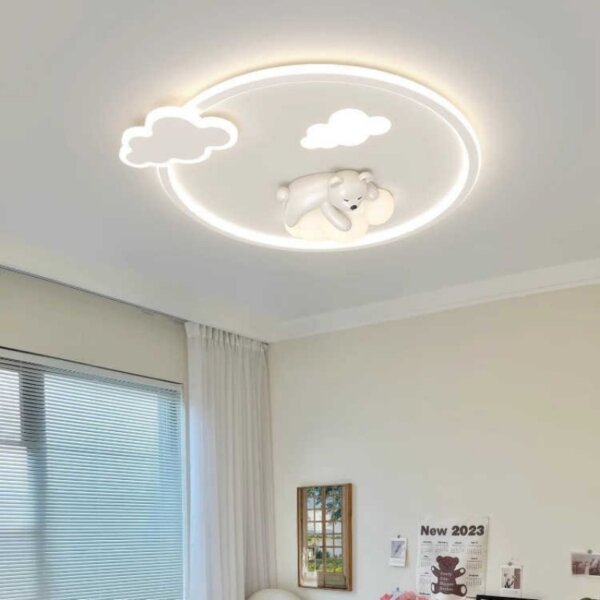 Cloud Children's Room Acrylic LED Ceiling Light - Image 3