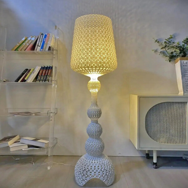 H165cm White Black Green Blue Transparent Floor Lamp - Image 3