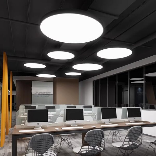 Iron Aluminum PVC Black Pendant Lamp - Image 4