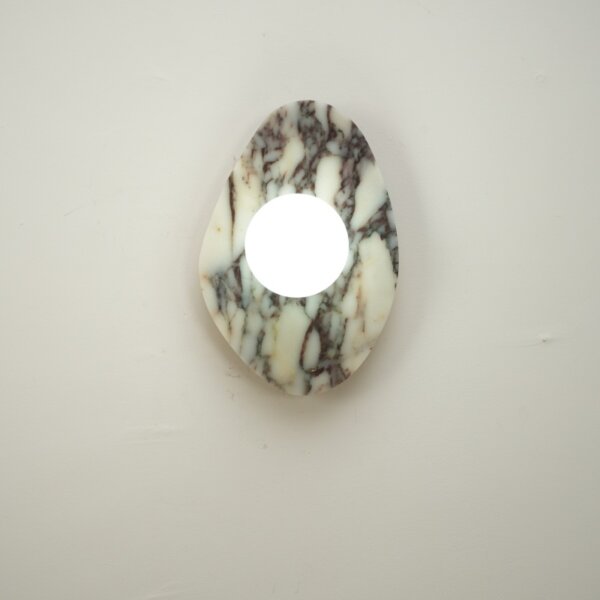 H30cm Irregular Alabaster Wall Light - Image 3