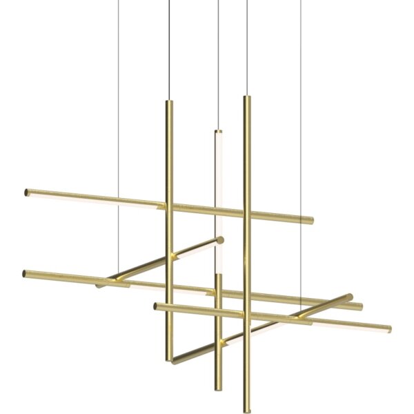 H80CM Linear LED Pendant Light - 图片 3