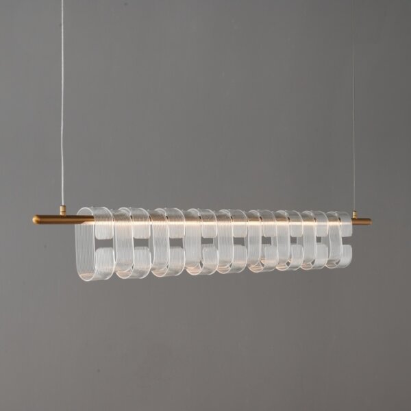 H15CM Acrylic Vintage Pendant Light - 图片 3