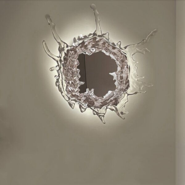 D48/68/90cm Irregular Art Water drop Resin Glass Wall Light - 图片 3