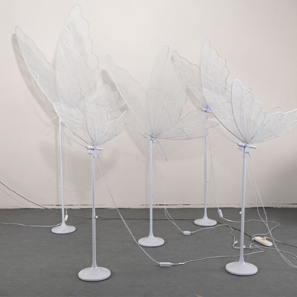 Butterfly LED Wedding Floor Lamp - 图片 3