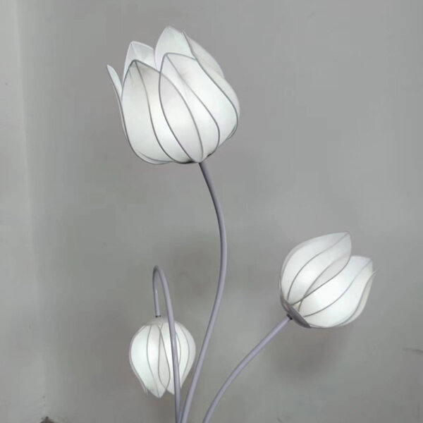 Magnolia Flower LED Floor Lamp - 图片 3