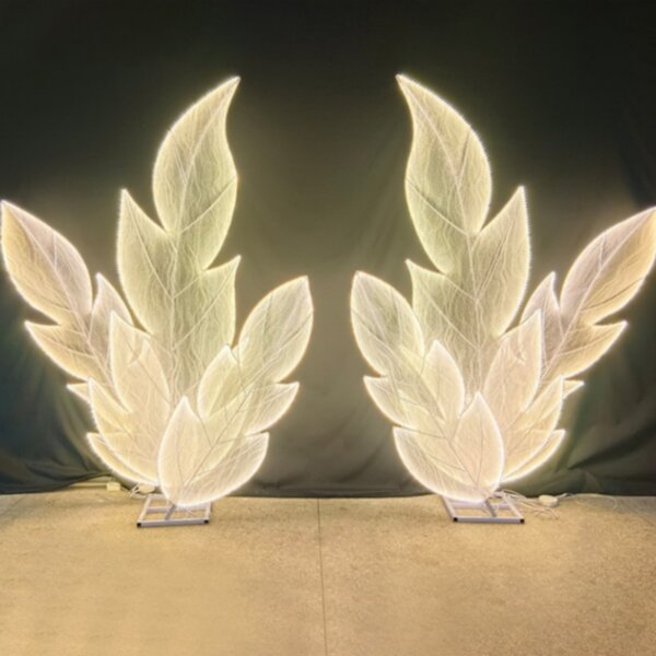 Leaf Luminous Wedding LED Floor Light - 图片 3