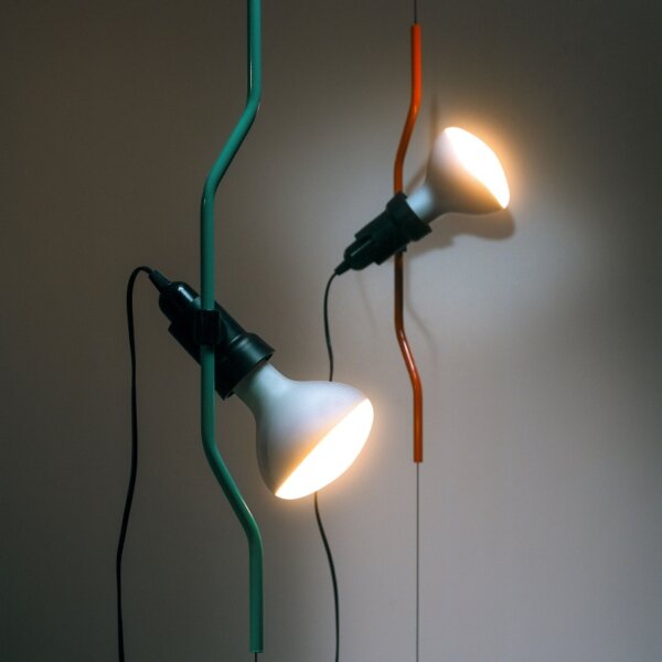 Adjustable Height Glass Floor Light - 图片 3