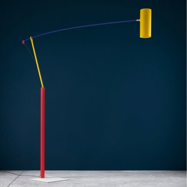 Adjustable Colorful Fish Floor Lamp - 图片 3
